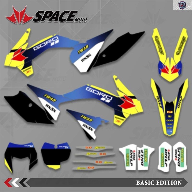 SPACE KTM SX SXF 125 250 350 2013 2014 2015 EXC EXC-F 125 250 300 350 2014 2015 2016 グラフィック デカール ステッカー