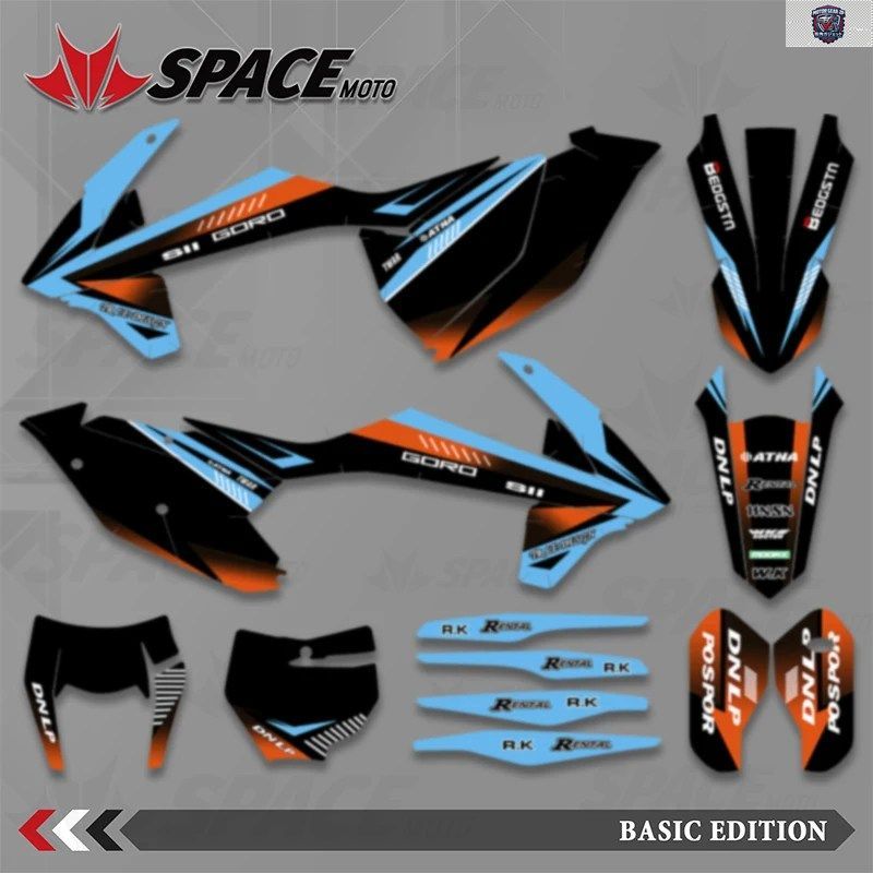 SPACE MOTO GRAPHICS MX デカール KTM SX SXF XC XCF 2016 2017 2018 EXC EXCF XCW XCWF 2017 2018 2019