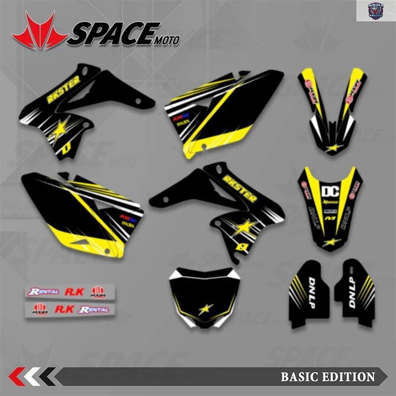 スペースグラフィックスチーム背景デカールキット RMZ250 RM-Z 250 RMZ 250 2010 - 16 -2018