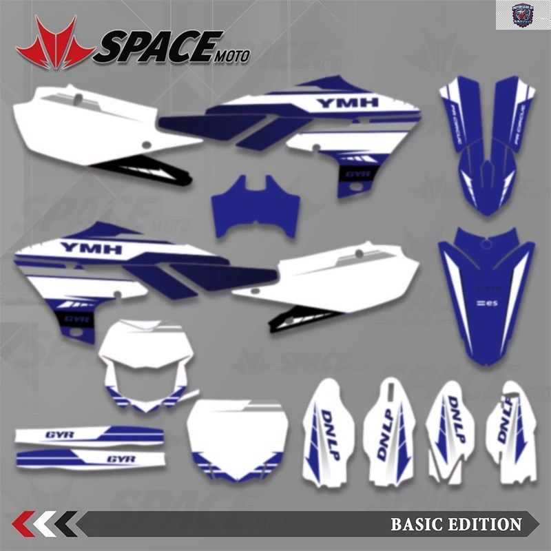 宇宙をテーマにしたバイク用デカールキット ヤマハ YZF250 2019-2023、YZF450 2018-2022、WRF450 2019-2022、WRF250 2020-2023