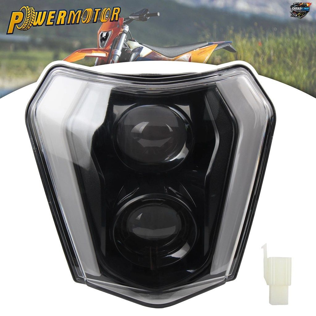 KTM EXC XCW EXCF SX SXF XC XCF XCFW 125 250 300 350 450 530 モトクロス エンデューロ用 LED ヘッドライト オートバイ ヘッドランプ DRL
