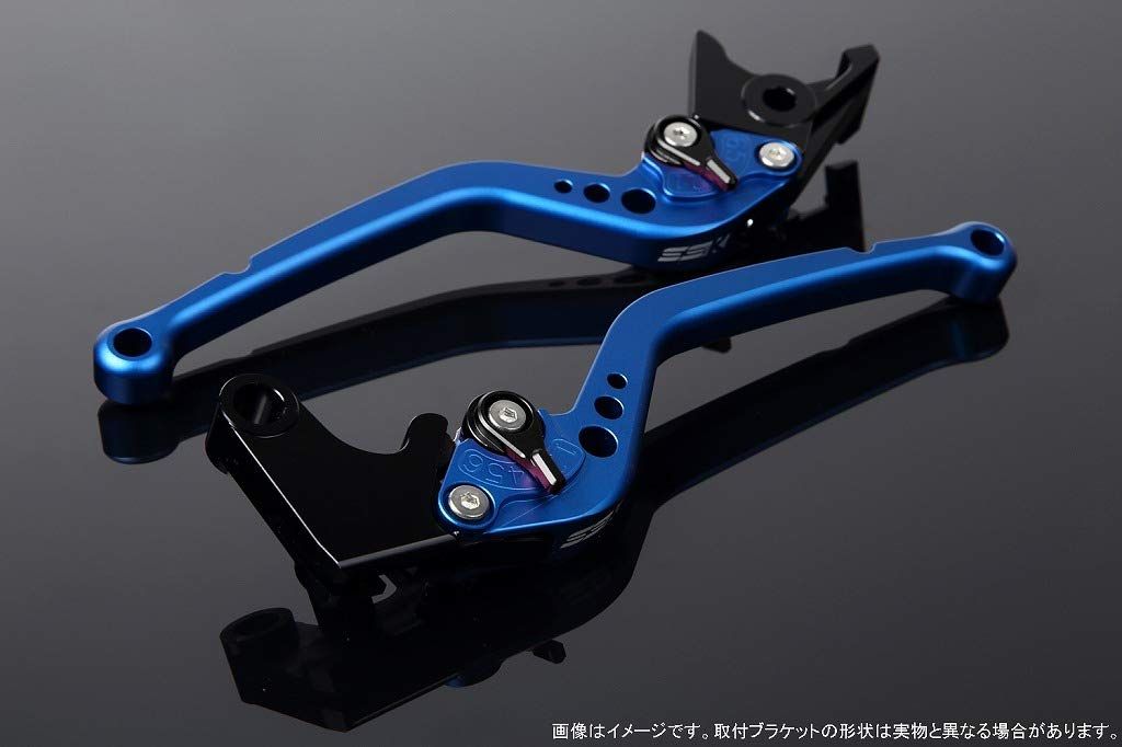 新品 SSK スピードラ アジャストレバーセット スタンダードロング レバー本体カラー:マットブルー アジャスターカラー:マットブラック SUZUKI GSX-S125/GSX-R125 2017-2019
