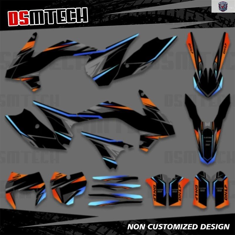 オートバイ用グラフィックデカールキット KTM EXC EXCF XCW 2014 2015 2016 125-200 250 300 350 450-500 SX SXF 2013 2014 2015