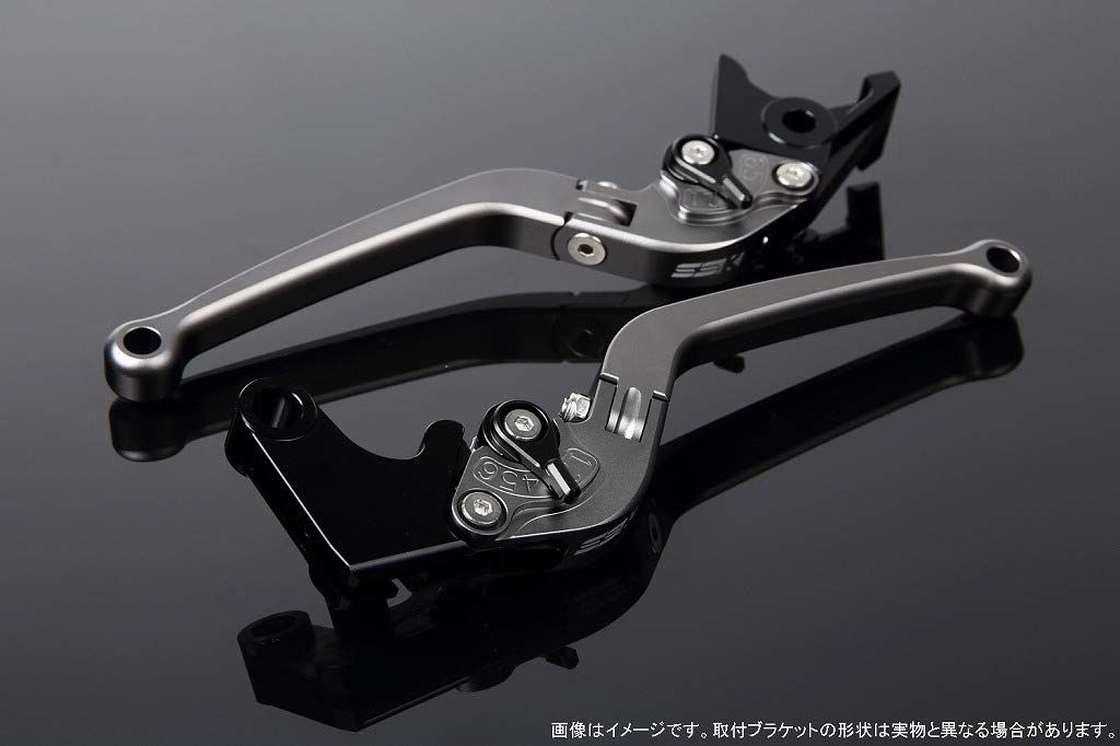 新品 SSK スピードラ アジャストレバーセット スタンダード可倒式 レバー本体カラー:マットチタン アジャスターカラー:マットブラック DUACTI モンスター797 2017-2020 モンスター821 2018-2020 スクランブラー デザートスレッド