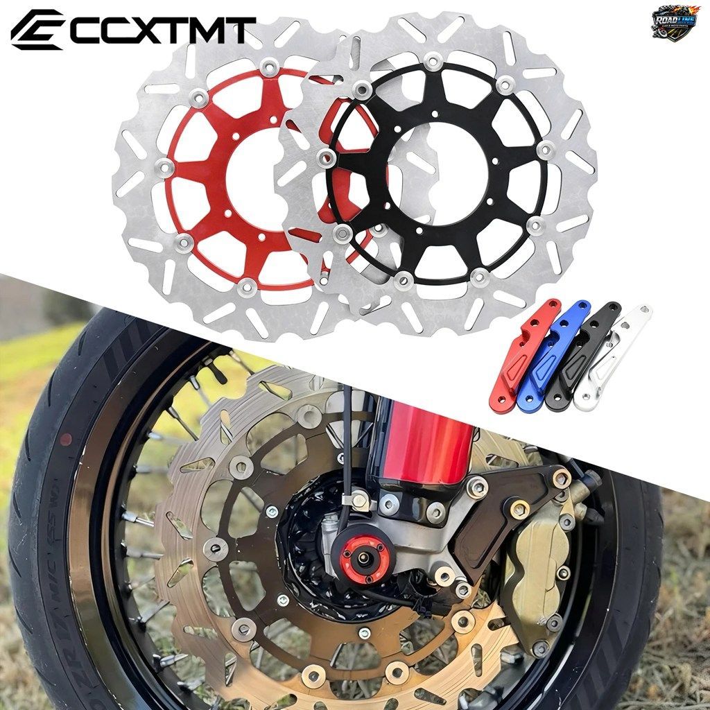 モトクロス用 320mm フロントフローティングブレーキディスクブレーキキャリパーアダプターブラケット（ホンダ CR 125 CRF 250R 450R 250X