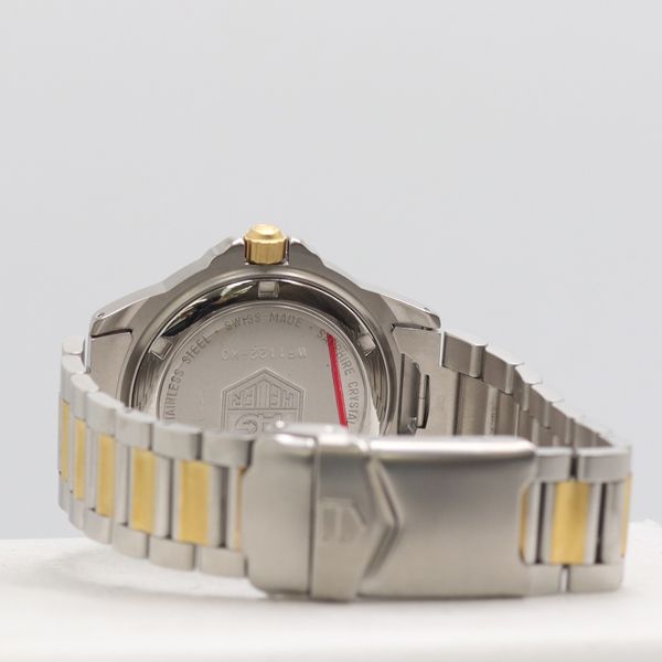タグホイヤーWF1122-K0 美品 稼動 タグ・ホイヤー プロ200M WF1122-K0 QZ デイト グレー文字盤