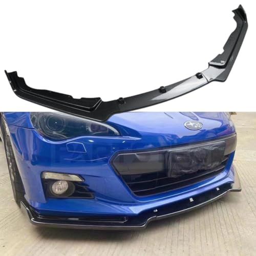 MOTOR POWER トヨタ 86 ZN6 スバル BRZ ZC6 H24/4?R3/10 フロント リップ スポイラー 3分割 カーボン柄 ABS製 カナード フロントバンパー エアロ キズ防止 ドレスアップ カスタム 黒 / 156-86送料無料