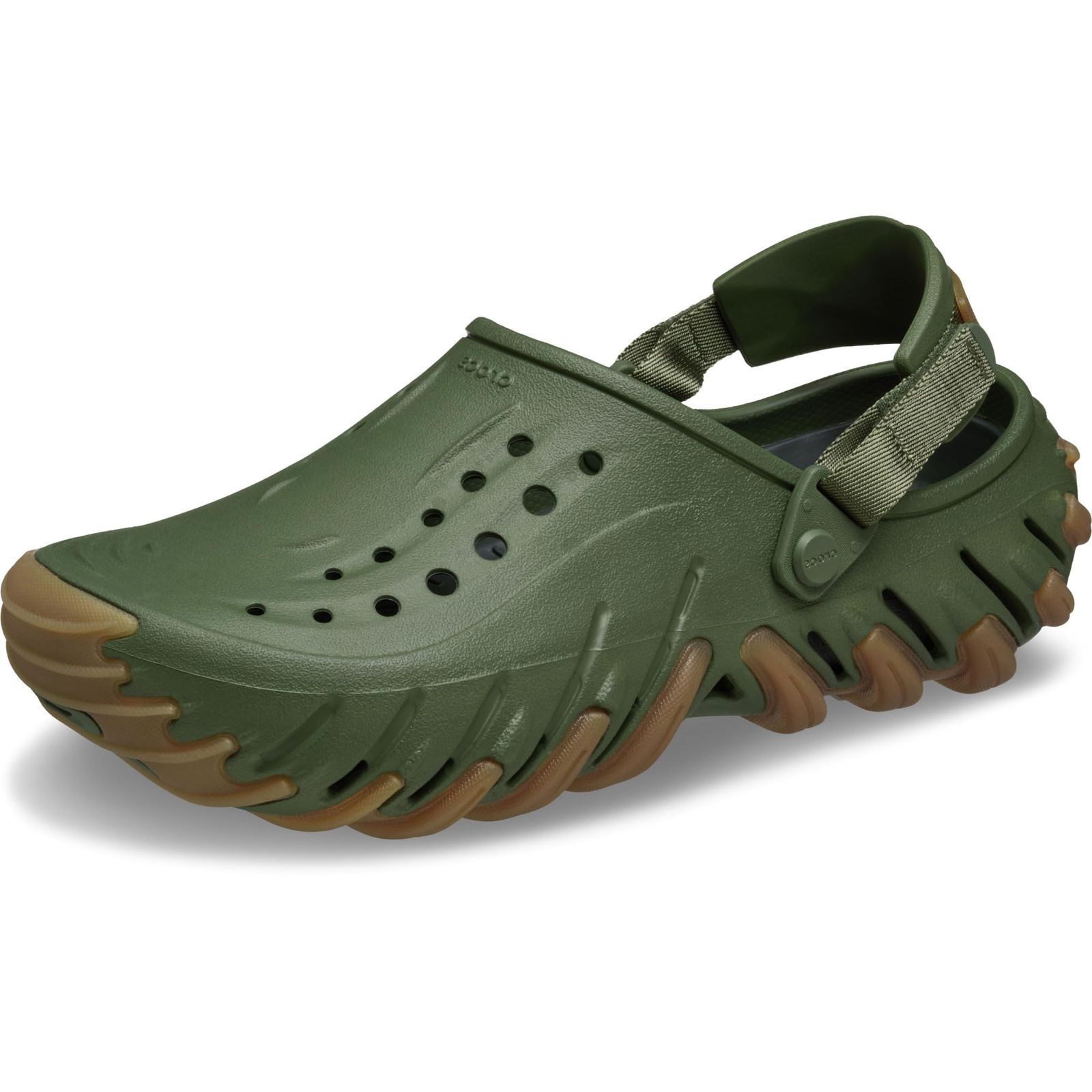 Crocs (クロックス) ユニ 大人用 Echo RO クロッグ。, アーミーグリーン, 11 Women/9 Men [アーミーグリーン] [27.0 cm]