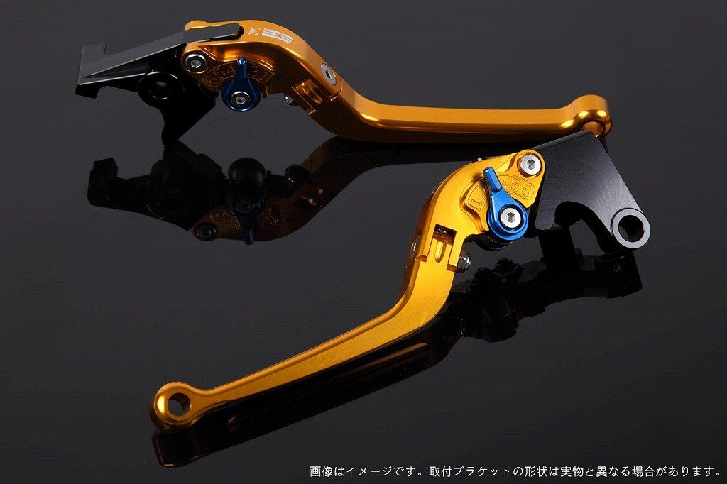 新品 SSK スピードラ アジャストレバーセット スタンダード可倒式 レバー本体カラー:ゴールド アジャスターカラー:ブルー HONDA ADV150 KF38