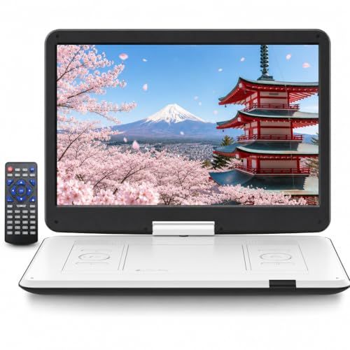 ☆新品☆【新機種?15.6インチHD大画面】Surfola ポータブルDVDプレーヤー 17.9型 cd/dvdプレーヤー 車載用 リージョンフリー CPRM対応 ６時間連続再生 USB/SDカード対応 レジューム機能 AV入出力 TV同期再 8cfb609a