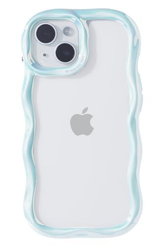 iFace BeBling Wave iPhone 15/14/13 対応 アイフォーンケース (ホワイトオーロラ)【アイフェイス ビーブリング iphone15ケース iphone14 iphone13 ウェーブ スマホケース iphone a6a65acb