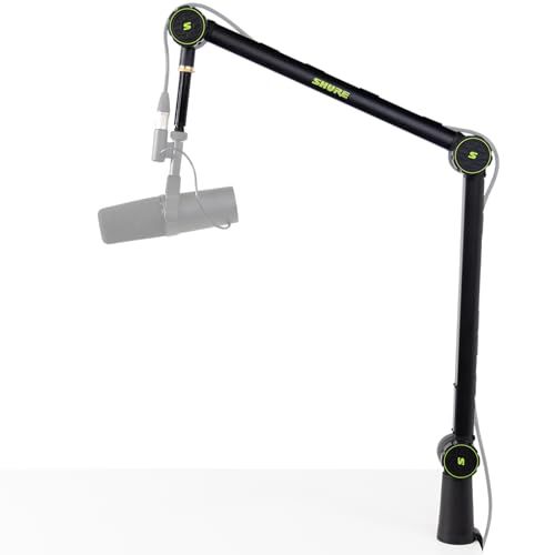 Shure by Gator マイクアームスタンド デスクトップ用 アーム長最大94cm 360度回転式土台 SH-BROADCAST1 [音声録音/動画配信/動画撮影/WEB会議] 【国内正規品】送料無料
