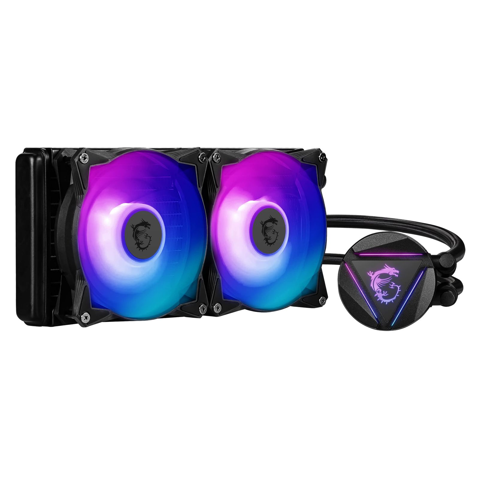 MSI MAG Core Liquid 240R V2 簡易水冷CPUクーラー LGA1700対応 FN1667 ブラック [ブラック] [【240R V2】ARGB・放熱効果・静穏性]