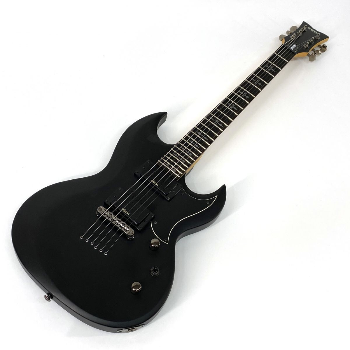 Schecter シェクター DEMON S-II SBK Active サテンブラック SGタイプ