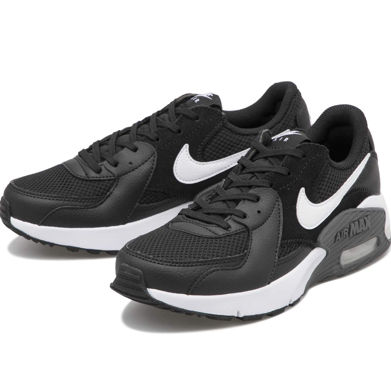[ナイキ] エア マックス エクシー W AIRMAX EXCEE ブラック/ホワイト CD5432-003 24.5cm 日本国内正規品 [ブラック/ダークグレー/ホワイト] [24.5 cm]