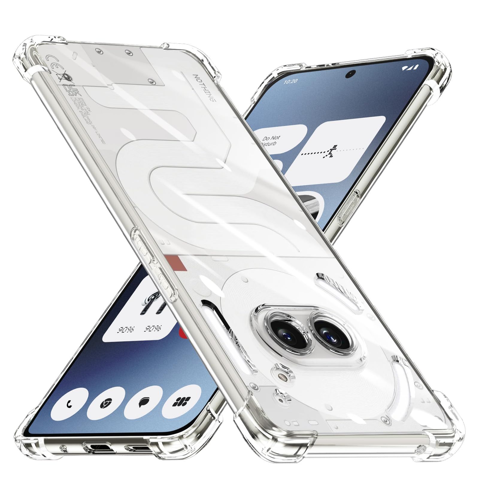 Nothing Phone 2A/Phone 2A Plus 用ケース クリア 透明 TPU ソフト