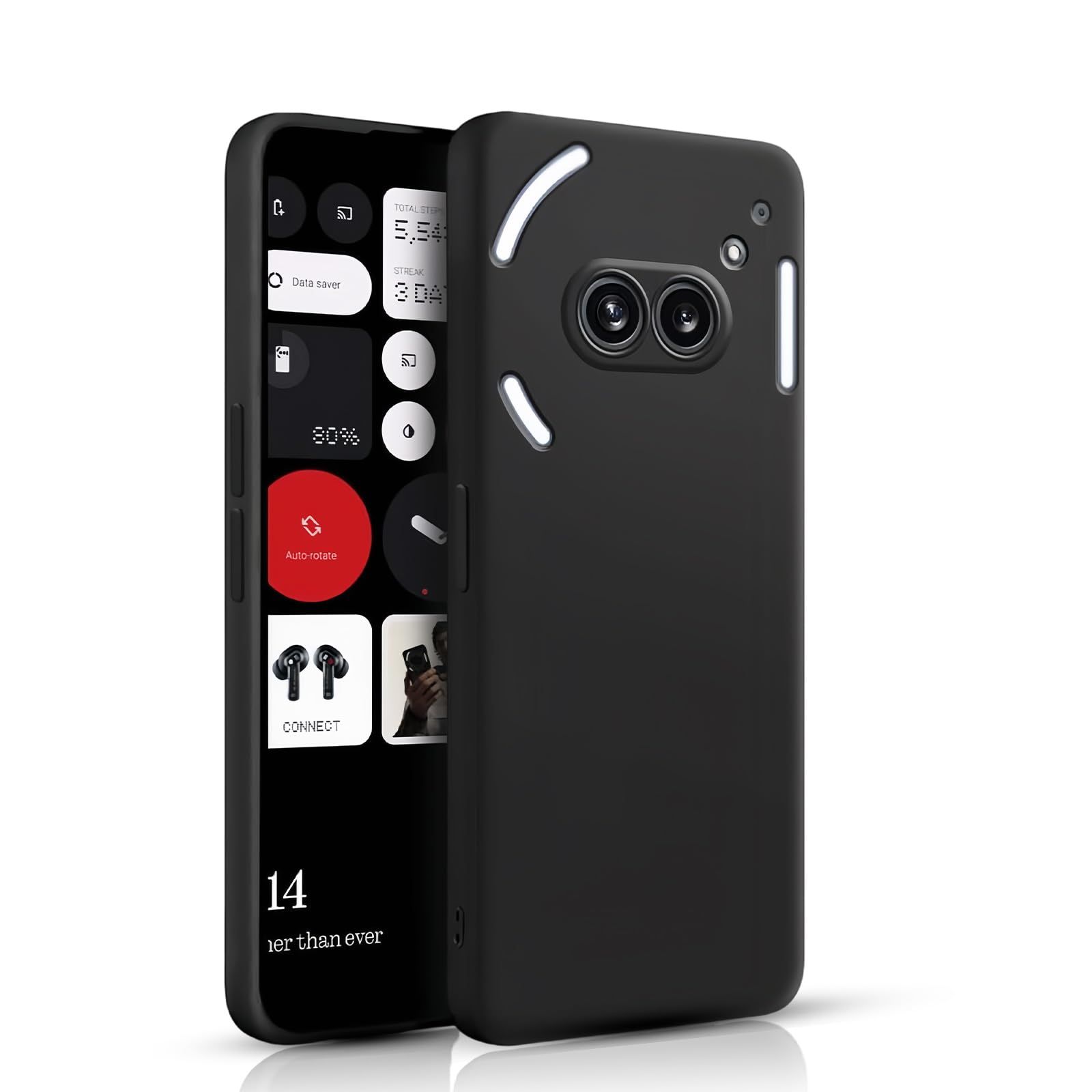 Nothing Phone 2a / 2a Plus ケース ブラック極薄 Nothing Phone 2a 