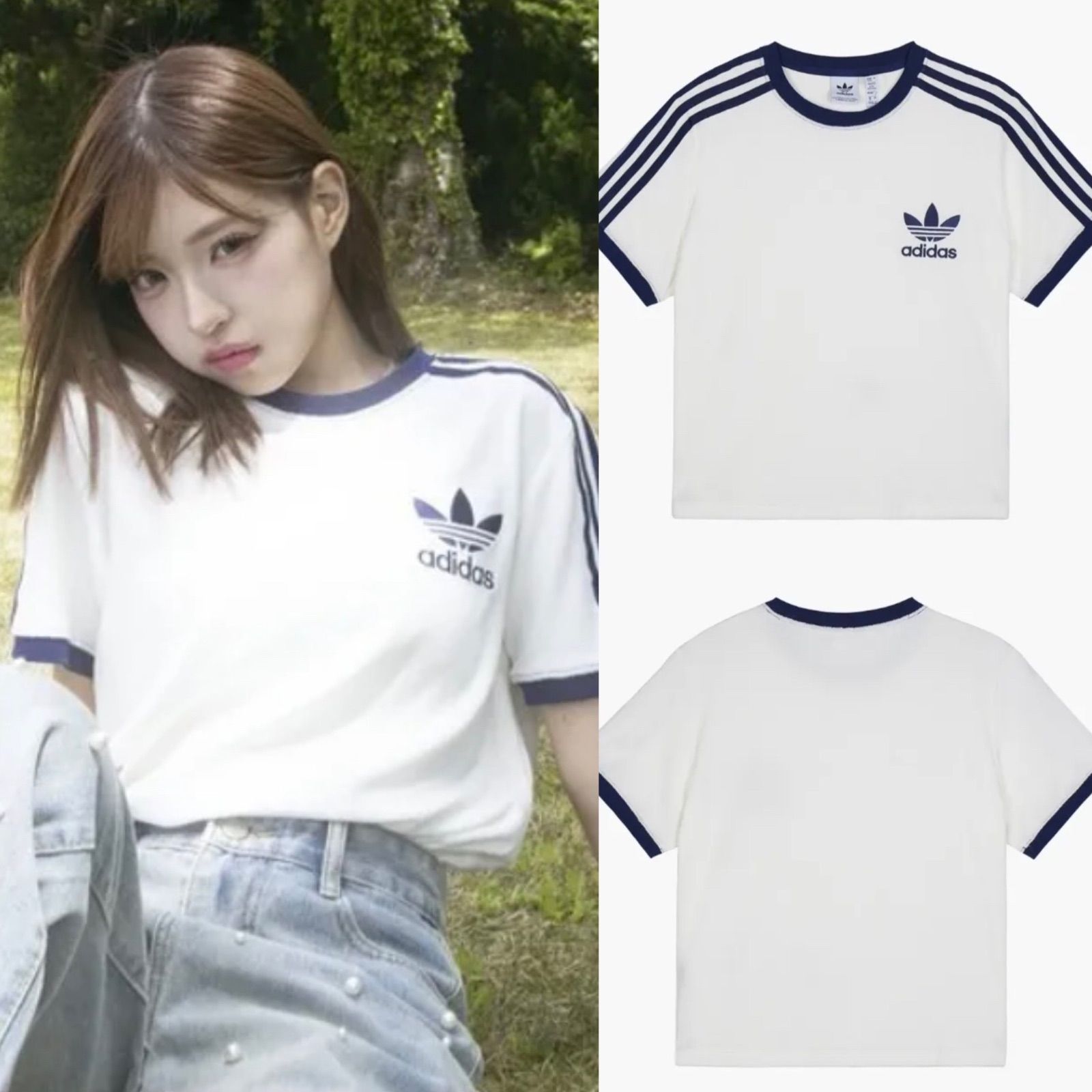 ☆ adidas ☆ TERRY 3S T-SHIRT(W) L