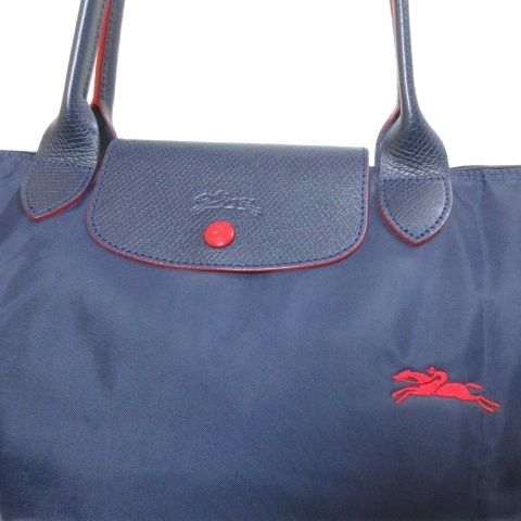 ロンシャン LONGCHAMP プリアージュ トートバッグ 折り畳み 鞄 刺繡 