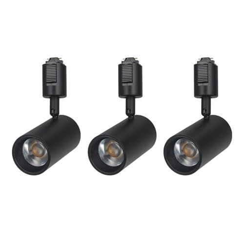 LED一体型スポットライト Ra90高演色 36°ビーム角 ダクトレール専用 消費電力12W ライディングレール 照明器具 レールライトインテリア リビング キッチン 店舗 ショップ カフェ （黒・電球色・3個セット） 国内発送 999466e1 8,224円