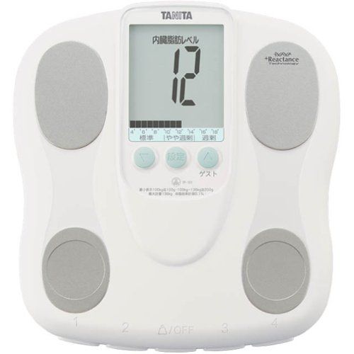 新着商品 TANITA 内臓脂肪チェック付き体脂肪計 ホワイト TF-101-WH