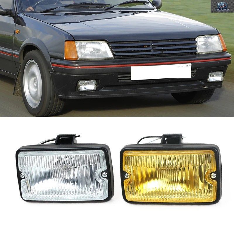 プジョー 205 GTI CTI 106 306 MI16 H3 フロントフォグランプ DRL ドライビングランプ スポットライト 車