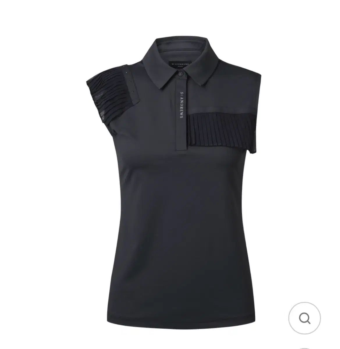 St ANDREWS（セント アンドリュース）レディース シフォンプリーツ ノースリーブ S (55-55半)
