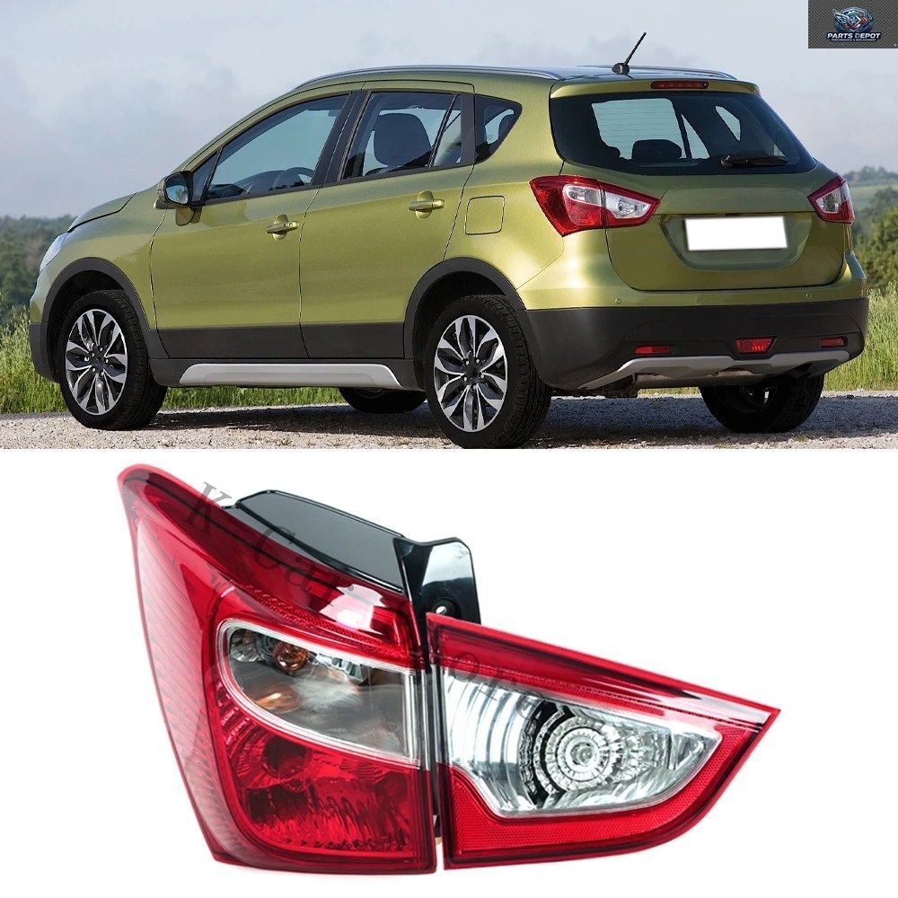 車のリアバンパーブレーキテールライトテールランプバルブ付きテールランプテールライトS-CROSS S CROSS 2014 2015 SX4 2016