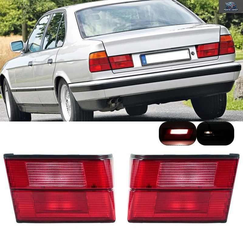 BMW 5シリーズ E34 1988-1995 インサイドテールライト リアバンパー ブレーキランプ ウインカーランプ 車 63211384011 63211384012