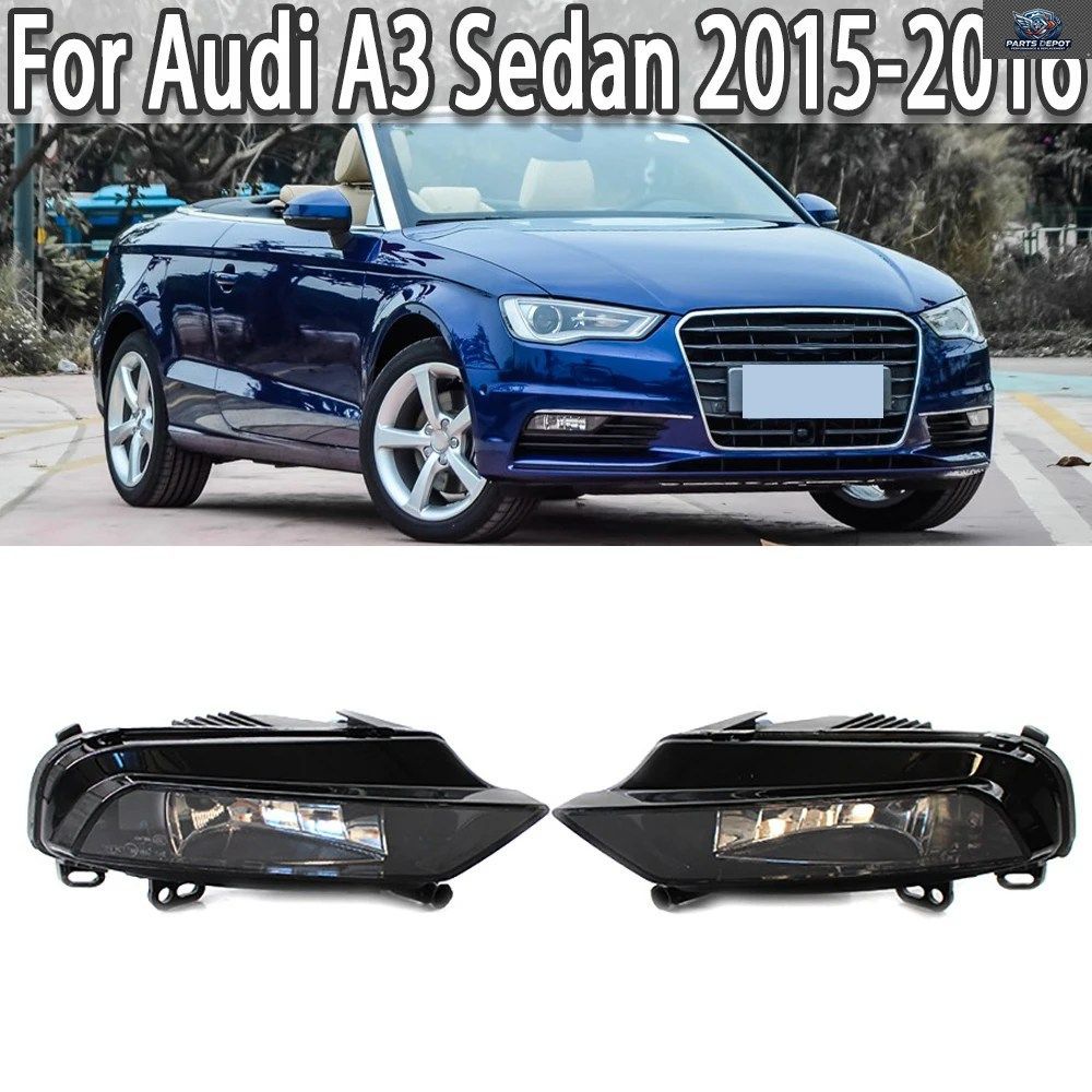 アウディ A3 セダン 2015 2016 フロントバンパー フォグランプ ハロゲンバルブ アセンブリ 車用 8V0941699B 8V0941700B