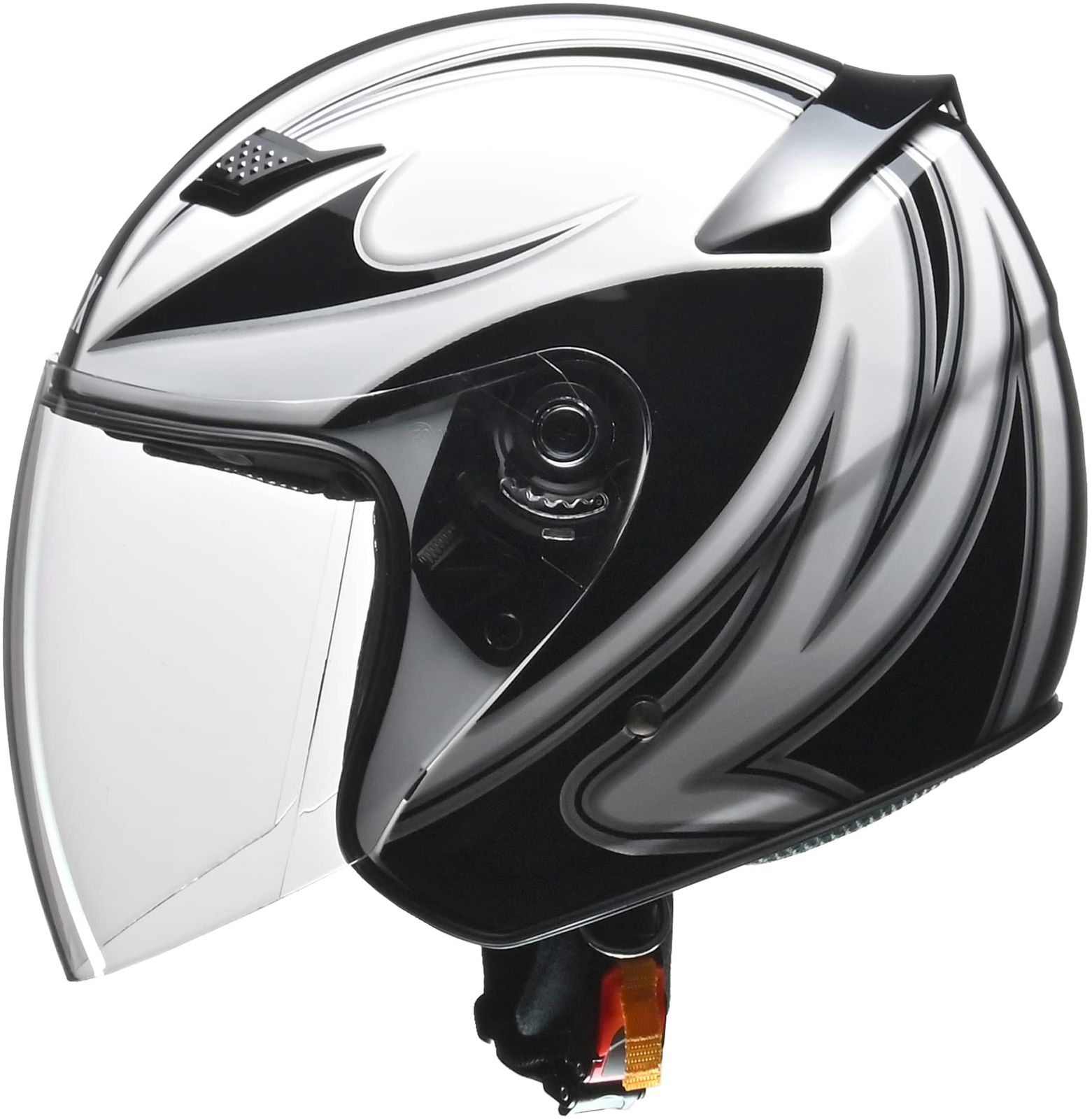 リード工業(LEAD) バイクヘルメット ジェット STRAX ホワイト M SJ-9 - M (頭囲 57cm~58cm未満) [ホワイト] [Mサイズ(57~58cm未満)]