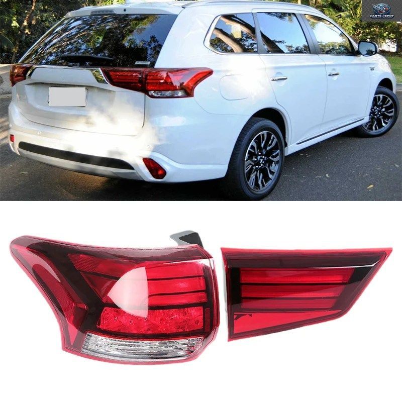三菱アウトランダーPHEV 2016 2017 2018 車用リアテールランプブレーキリアバンパーライト