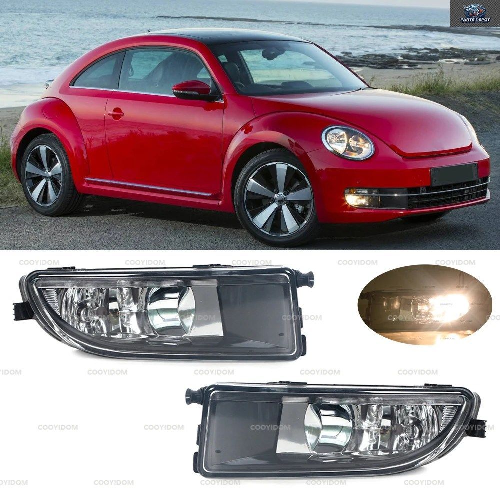 フォルクスワーゲン VW ビートル 2012 - 16 5C5 941 699C 5C5 941 700C 用ハロゲンバルブ付きフロントバンパーフォグランプ