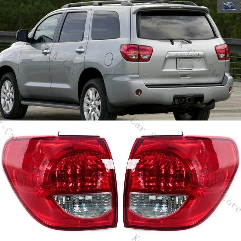 トヨタ セコイア 2008-2017 リアバンパー テールライト シグナルランプ 警告ブレーキライト 車 815600C080 815500C080