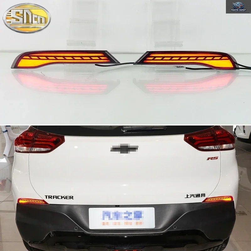 LEDバンパーライト シボレー トラッカー 2019-2023 3-IN-1機能 リアランニングランプ + ブレーキランプ + ウインカーリフレクター