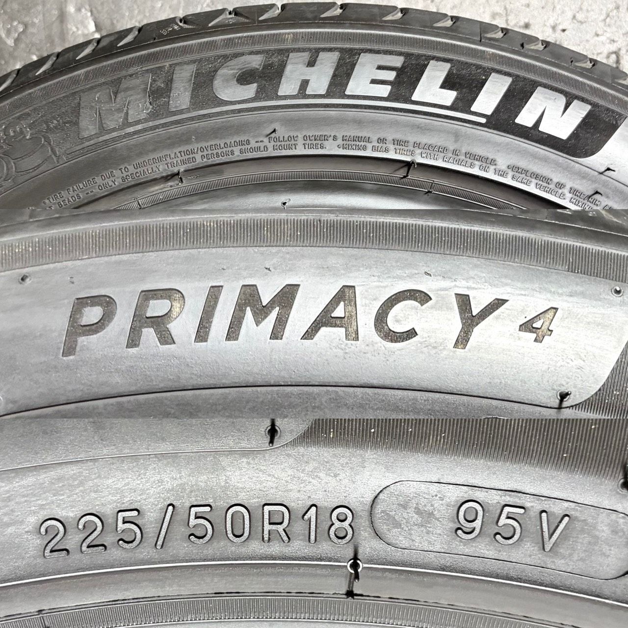 2023/2022/2020年製 約7.8～8.5分山 ミシュラン MICHELIN プライマシー 