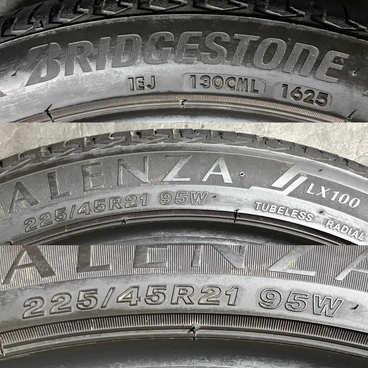 2025/2024年製 約6.7～9分山 ブリヂストン BRIDGESTONE アレンザ