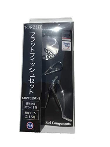 Fuji ガイドセット No.19 チタンフレーム TORZITEリング T フラットフィッシュセット T-RVTG25FH9送料無料
