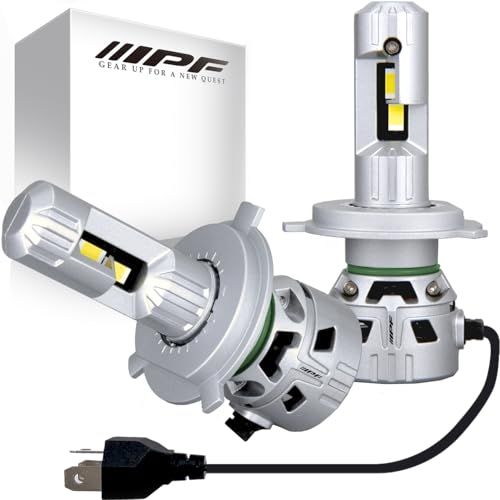 M's Basic by IPF ヘッドライト フォグランプ LED 車用 H4 Hi/Lo切替 10000lm/8000lm ハイパワー 超ハイルーメン仕様Ver2 4000K 温白色 12V24V兼用 2本入 新車検対応 ドライバーユニット一体型 送料無料