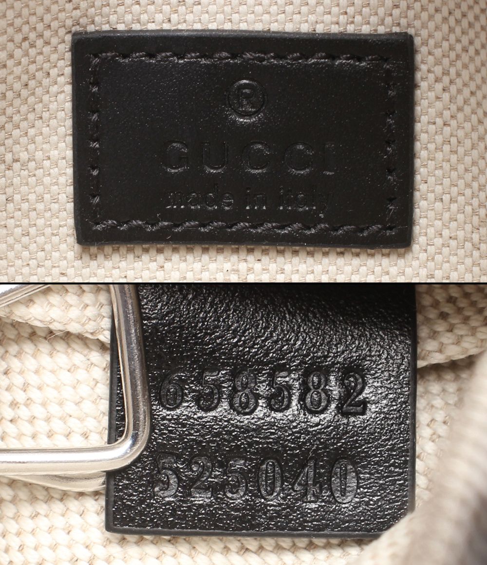 美品 グッチ ウエストポーチ ボディバッグ GGエンボス 658582 325040