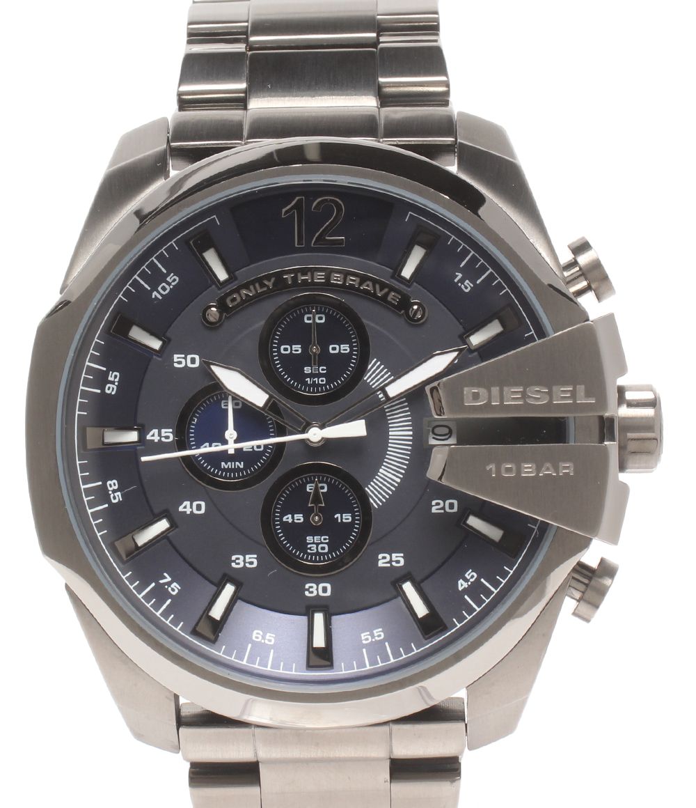 美品 ディーゼル 腕時計 DZ-4329 クオーツ ブラック メンズ DIESEL
