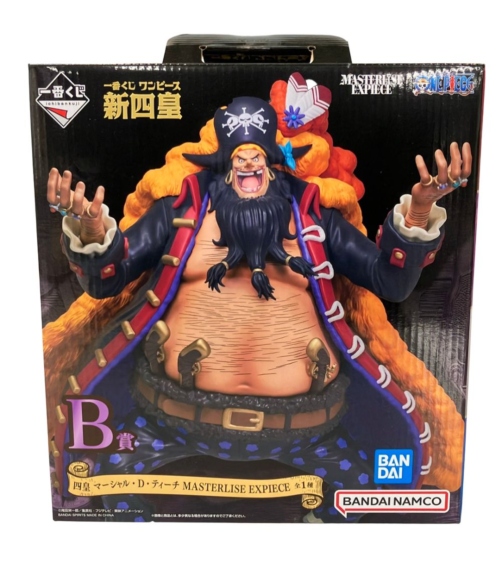 王賁MASTERLISE C賞 フィギュアおまけ付き バンダイ ONE PIECE 一番くじ C賞 四皇 マーシャル・D・ティーチ