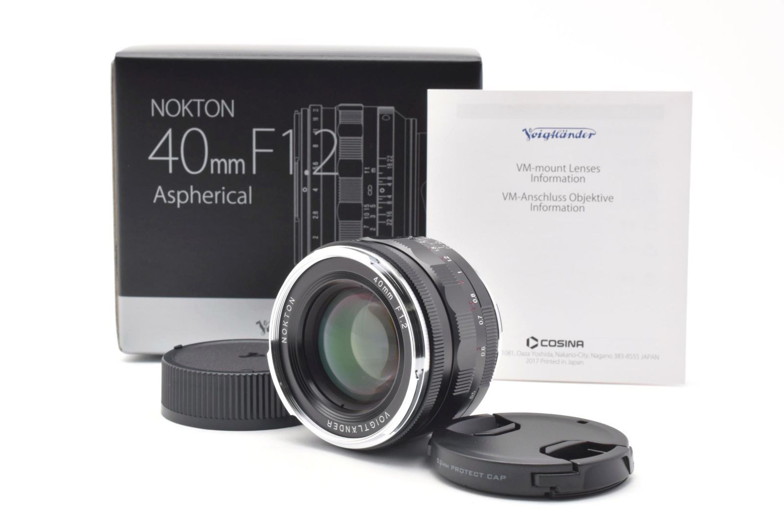 ★極上美品★ フォクトレンダー Voigtlander NOKTON 40mm F1.2 Aspherical VM用 元箱付き ARYM6390 #06