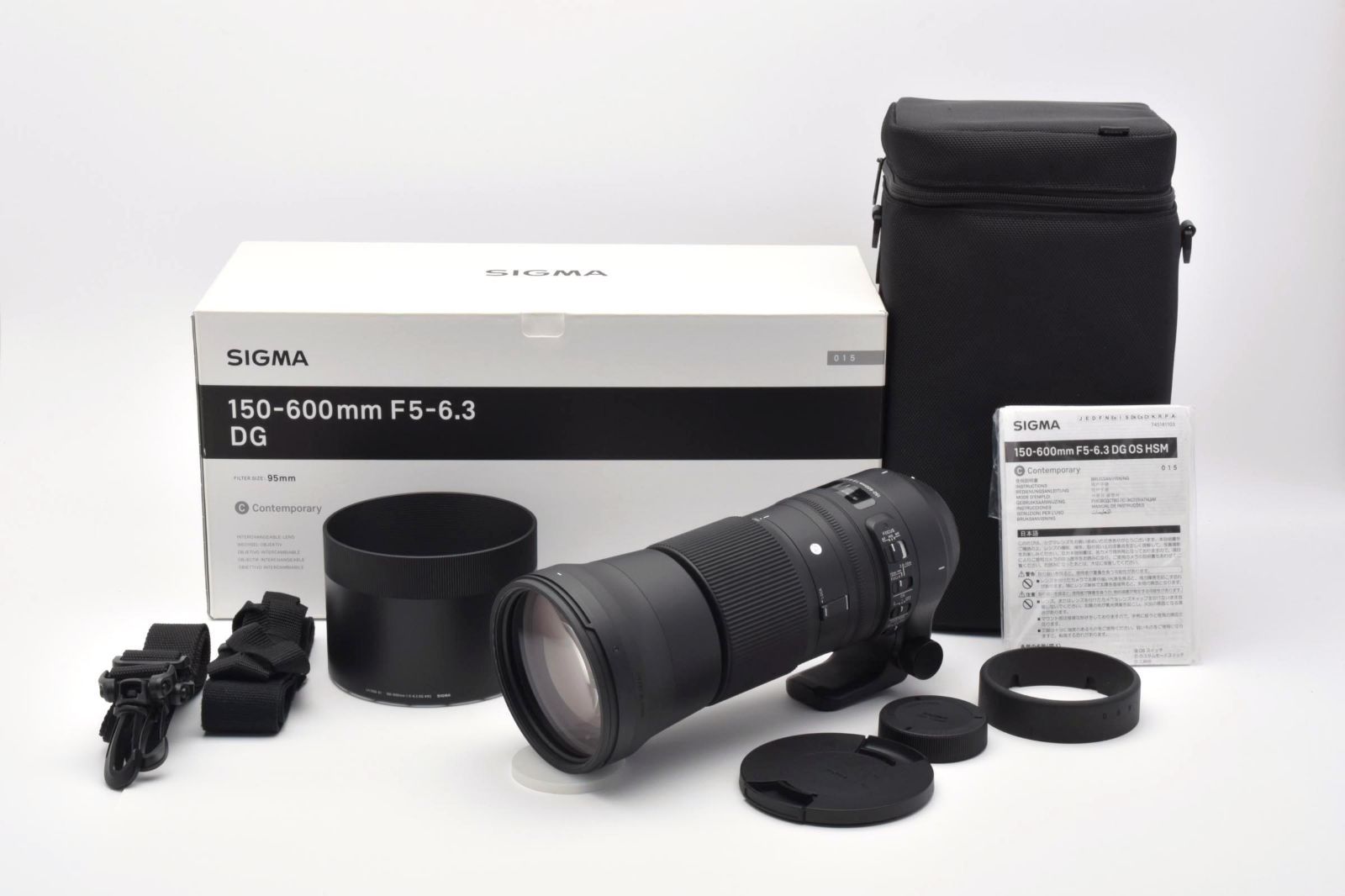 ★極上品★ シグマ SIGMA 150-600mm F5-6.3 DG OS HSM Contemporary ニコン Nikon 付属品完備 元箱付き ARYM6424 #01