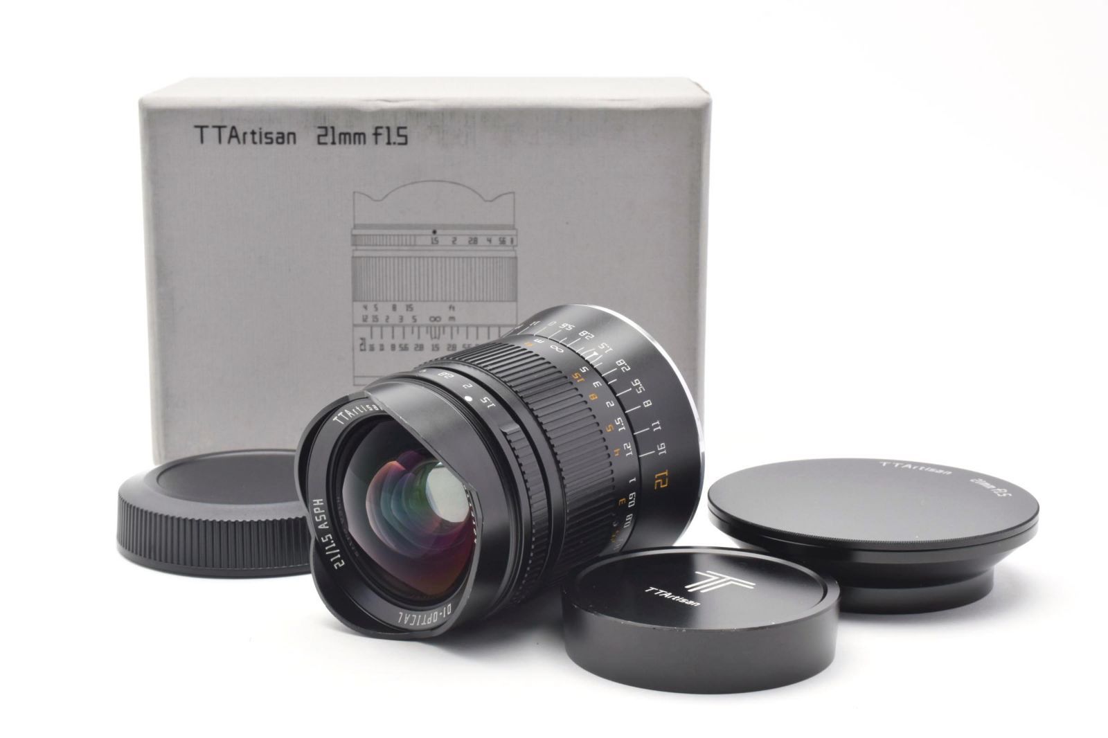 ★良品★ 銘匠光学 TTArtisan 21mm F1.5 ASPH キヤノンRF用 元箱付き ARYM6431 #22