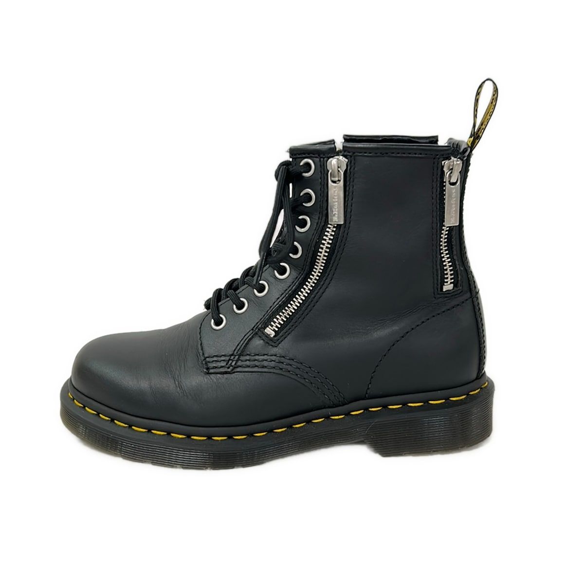 Dr.Martens(ドクターマーチン) ショートブーツ UK 5 レディース - 黒 レースアップ/8ホール レザー