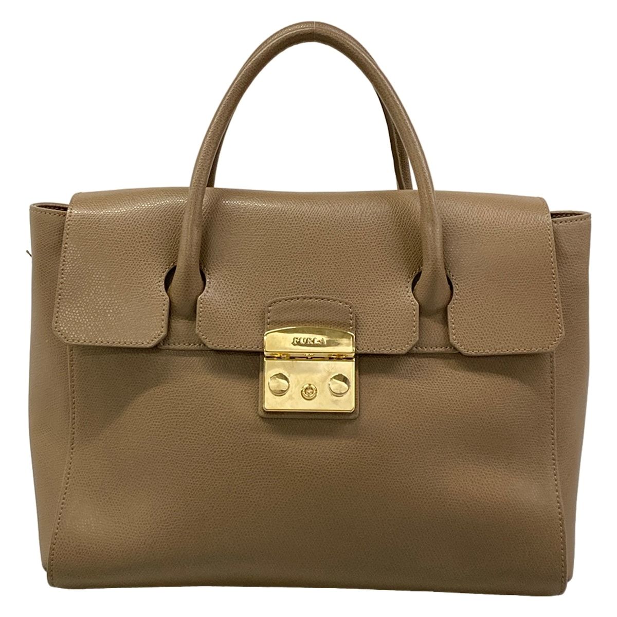 FURLA(フルラ) ハンドバッグ メトロポリスサッチェル ダークブラウン レザー 7,176円