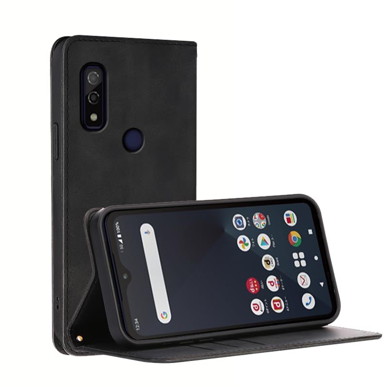 に適用するArrows We docomo F-51B ケース 手帳型 じゅんしょく 高級PU