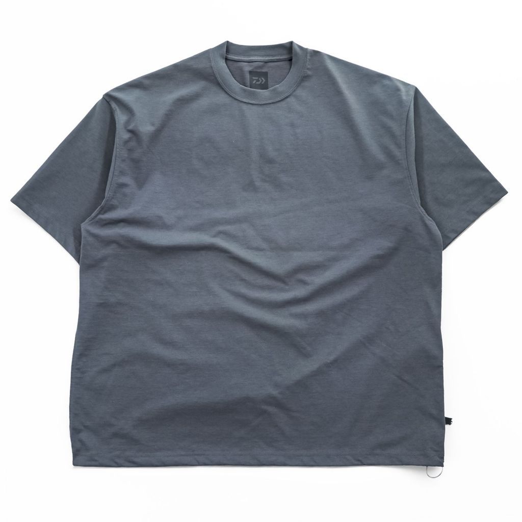 Daiwa グレー 半袖Tシャツ ドローコード付き DAIWA PIER39 Tシャツ TECH DRAW STRING S/S TEE XL グレー ドロー