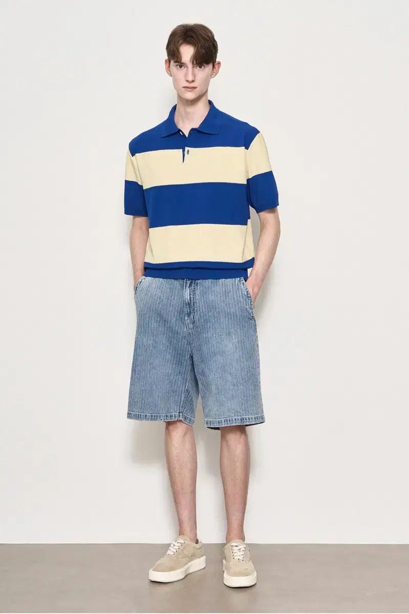 TIME HOMME カラーブロック ニットトップス カラーTシャツ 100